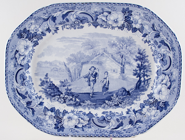 Meat Dish or Platter The Traveller c1820